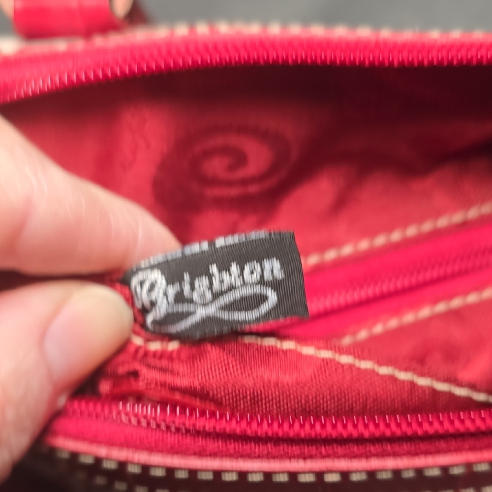 Brighton Red Heart Satchel - Picture 11 of 16